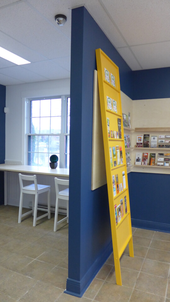 Réaménagement complet du bureau d'accueil touristique de Granby