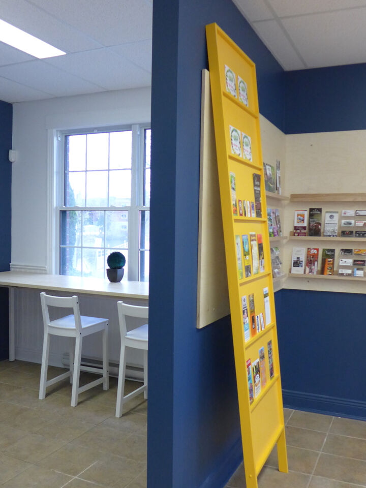 Réaménagement complet du bureau d'accueil touristique de Granby